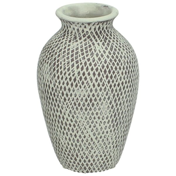 Keramikvas med dekor 15 cm