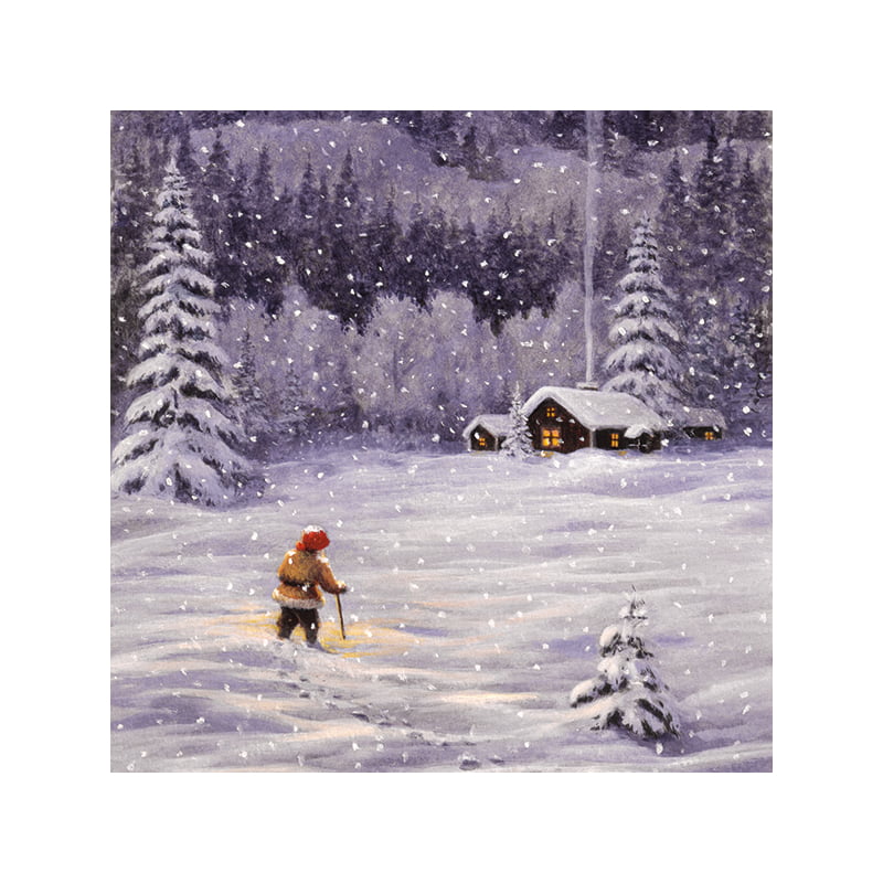 Jan Bergerlind Servett Med Julmotiv Midvinternatt 33x33 Cm 25 pack jan-bergerlind-servett-med-julmotiv-midvinternatt-33x33-cm-25-pack