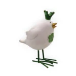 Rolig fågel i polyresin. Höjd 10 cm.