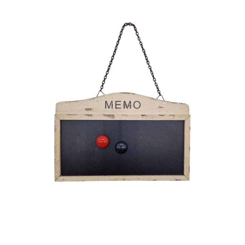 Magnettavla med två lösa magneter 22x15 cm.