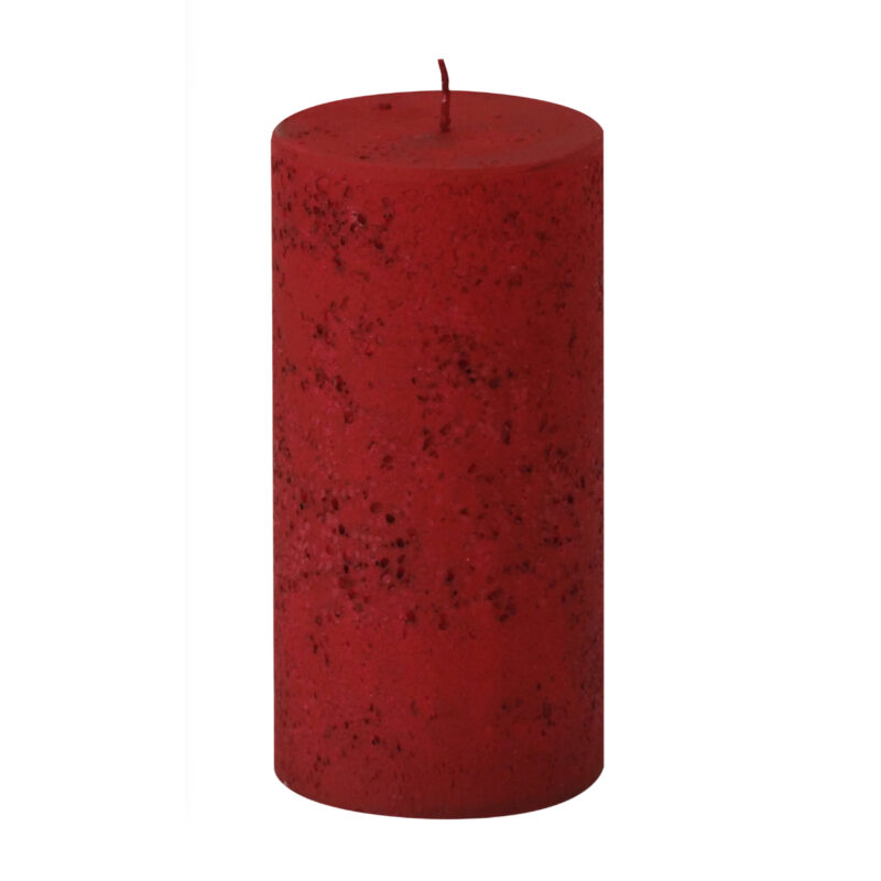 Genomfärgat kvalitetsljus med betongliknande matt yta. Diameter 5,8 cm, höjd 12 cm. Brinntid ca 31 timmar. RAL-certifierat för kvalitet, säkerhet och miljö.