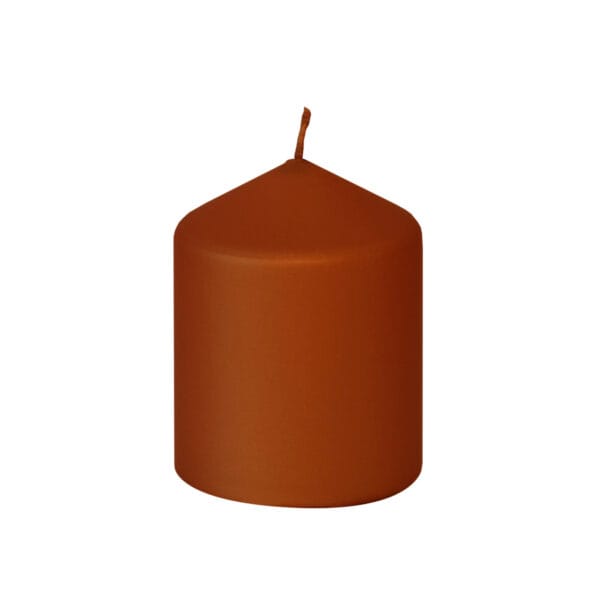Lyxigt blockljus med en vacker sammetsmatt yta. Höjd 10 cm. RAL-certifierat för kvalitet, säkerhet och miljö.