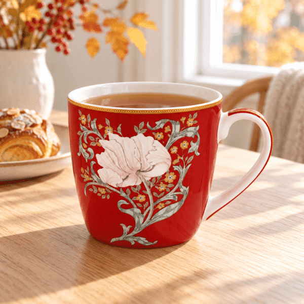 William Morris Pimpernel röd Mugg 400 ml